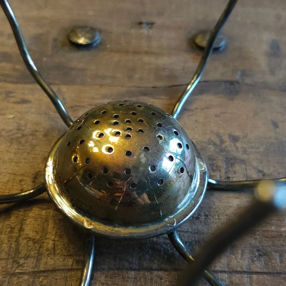 Vintage Silver Metal Spider Tea Strainer Gothic Oddity Decor Michael Aram